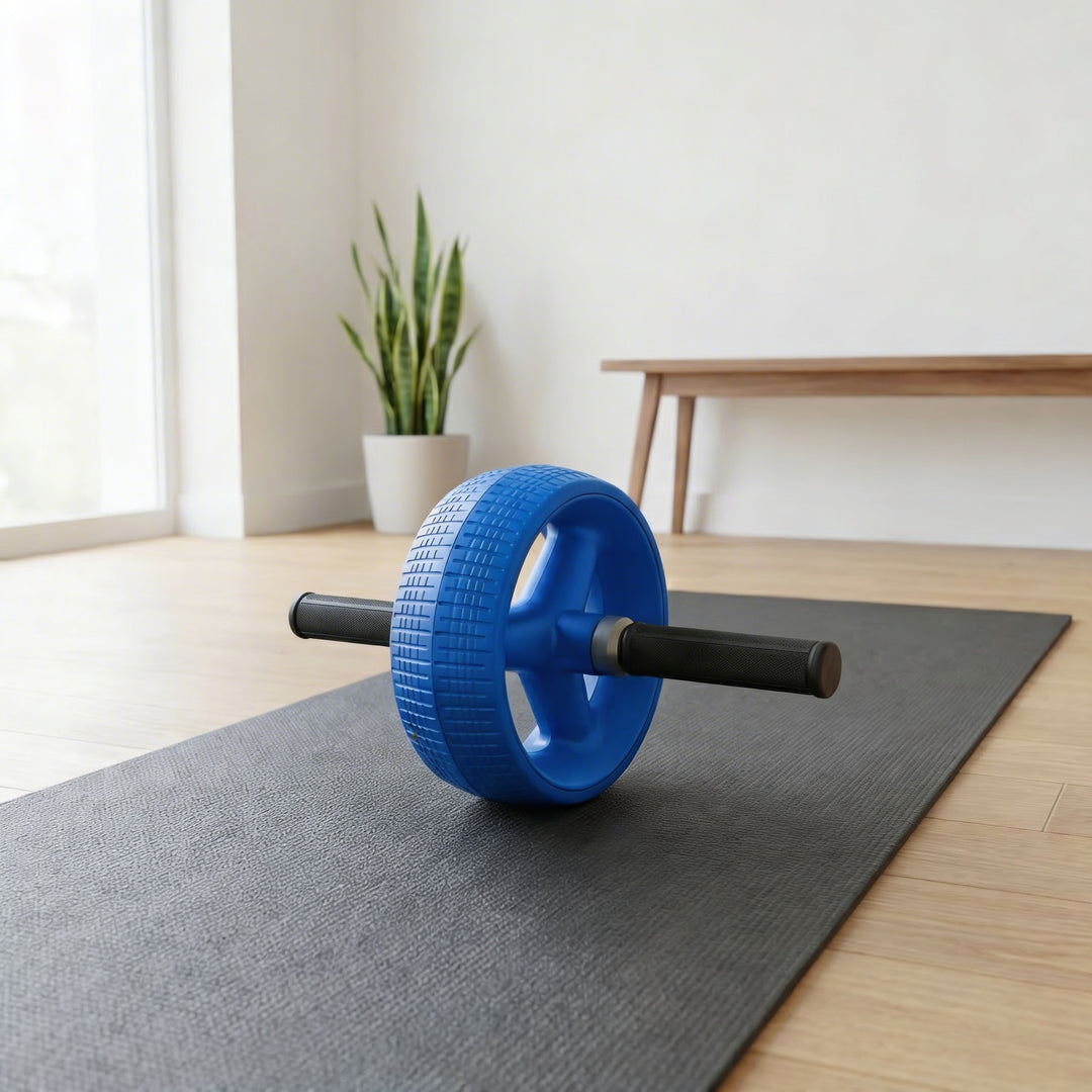 Core Ab Roller Wheel for Home Fitness Training – Stable Design, Smooth Rolling, Non-Slip Handles