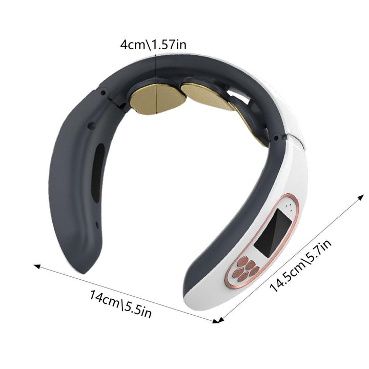 High-Quality 6-Head Cervical Massager with Electric Pulse, Intelligent Neck & Shoulder Massage, Portable Heated Neck Protector for Home Use