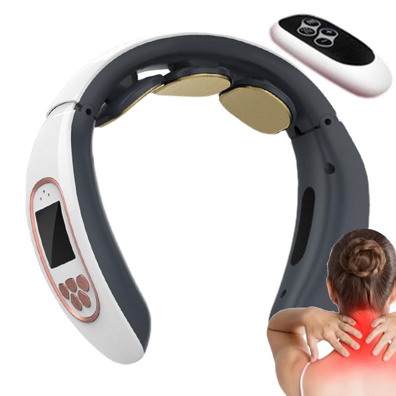 High-Quality 6-Head Cervical Massager with Electric Pulse, Intelligent Neck & Shoulder Massage, Portable Heated Neck Protector for Home Use
