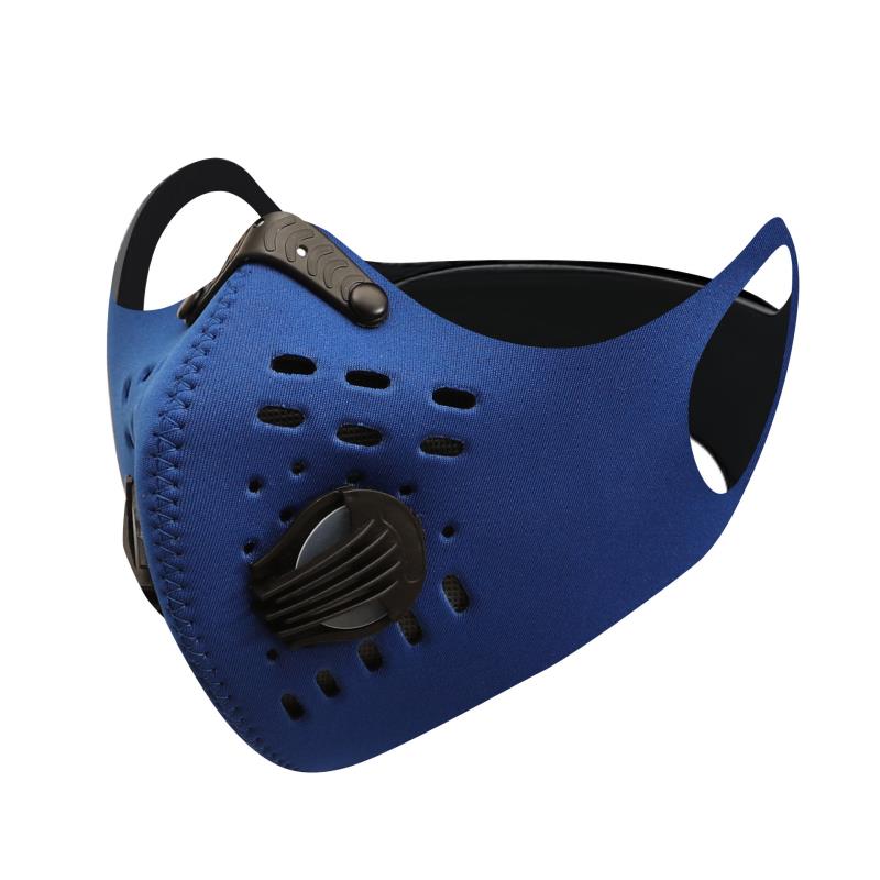 High-Quality Anti-Pollution Cycling Mask - Activated Carbon Dustproof Face Mask for Men and Women, Outdoor Sports and Training Mask with Breathable Vents and Adjustable Fit