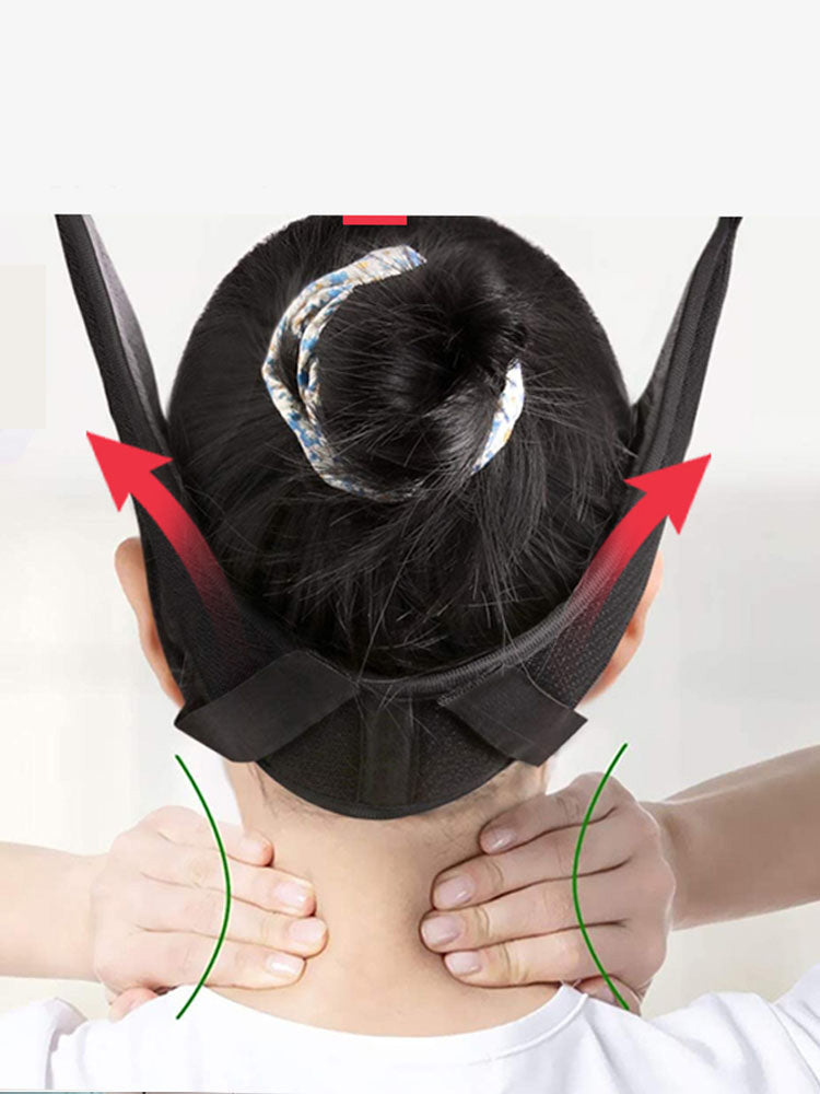 High-Quality Cervical Neck Traction Device for Home Use, Over-Door Neck Stretcher Hammock, Pain Relief & Spine Correction Brace for Physical Therapy