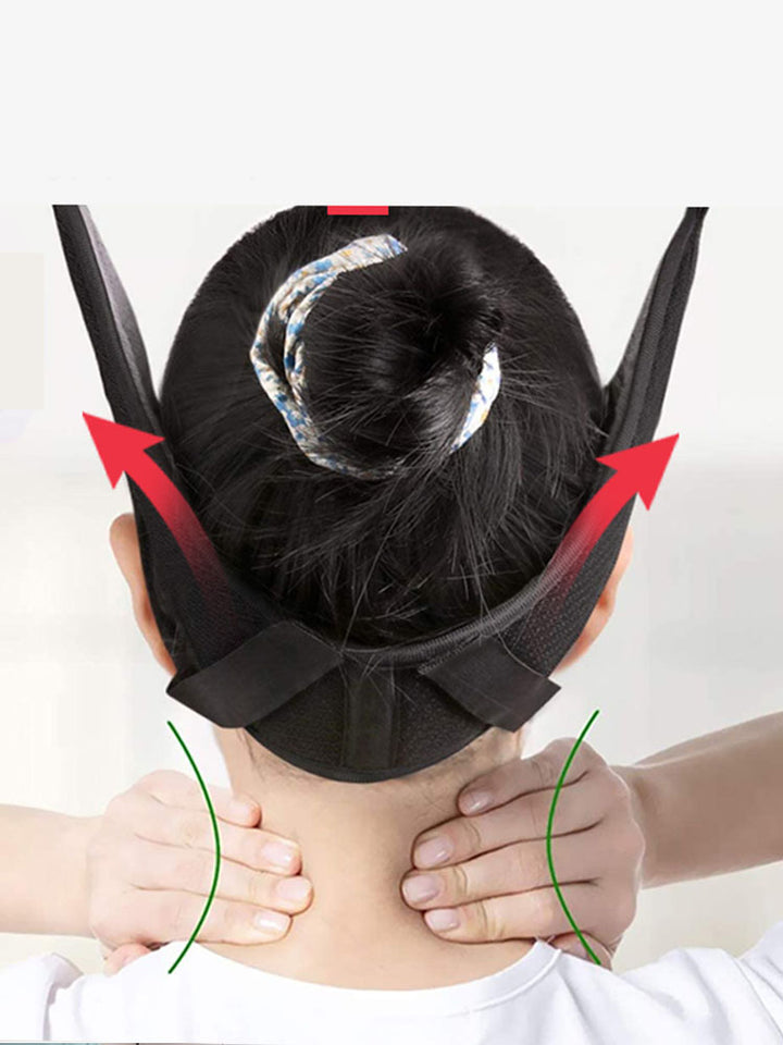 High-Quality Cervical Neck Traction Device for Home Use, Over-Door Neck Stretcher Hammock, Pain Relief & Spine Correction Brace for Physical Therapy