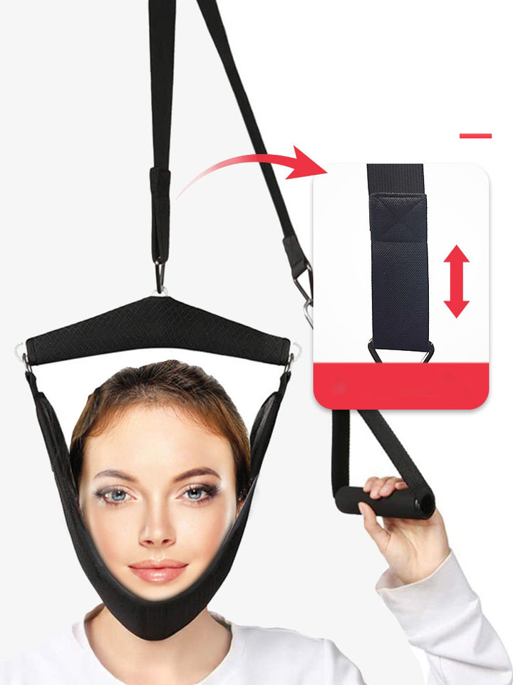 High-Quality Cervical Neck Traction Device for Home Use, Over-Door Neck Stretcher Hammock, Pain Relief & Spine Correction Brace for Physical Therapy