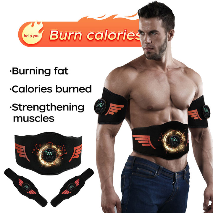 High-Quality EMS Abdominal Toning Belt | Muscle Stimulator for Waist, Arm & Leg | USB Rechargeable, 10 Modes & 39 Levels | Effective Weight Loss & Body Slimming at Home