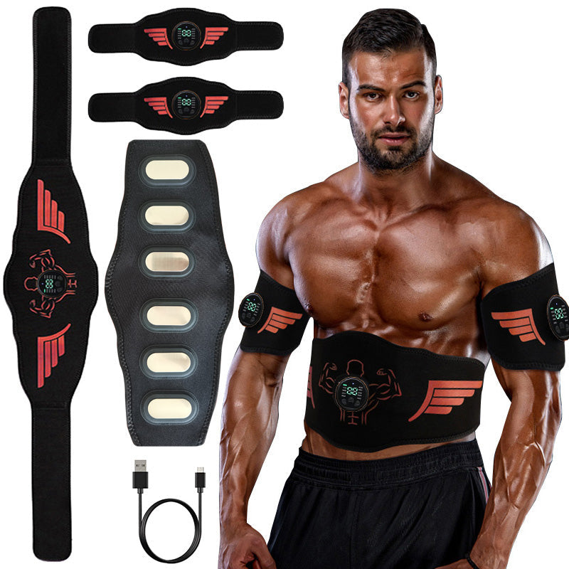 High-Quality EMS Abdominal Toning Belt | Muscle Stimulator for Waist, Arm & Leg | USB Rechargeable, 10 Modes & 39 Levels | Effective Weight Loss & Body Slimming at Home