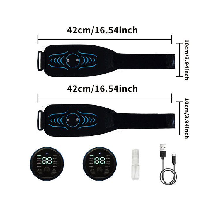 High-Quality EMS Abdominal Toning Belt | Muscle Stimulator for Waist, Arm & Leg | USB Rechargeable, 10 Modes & 39 Levels | Effective Weight Loss & Body Slimming at Home