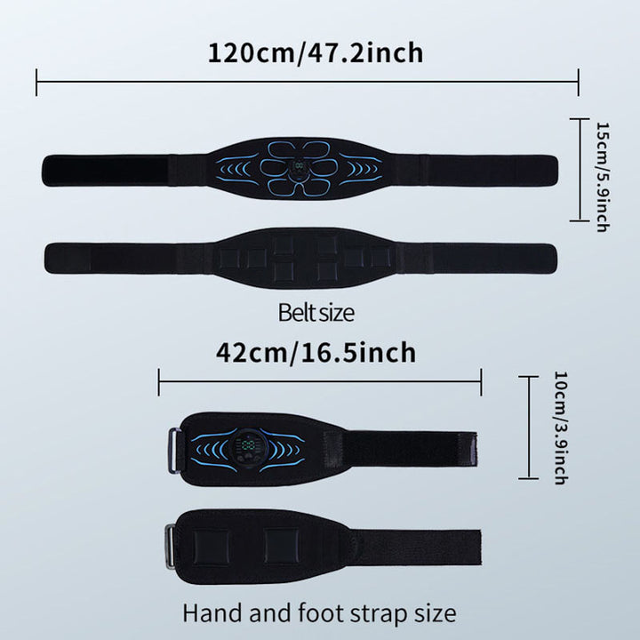 High-Quality EMS Abdominal Toning Belt | Muscle Stimulator for Waist, Arm & Leg | USB Rechargeable, 10 Modes & 39 Levels | Effective Weight Loss & Body Slimming at Home
