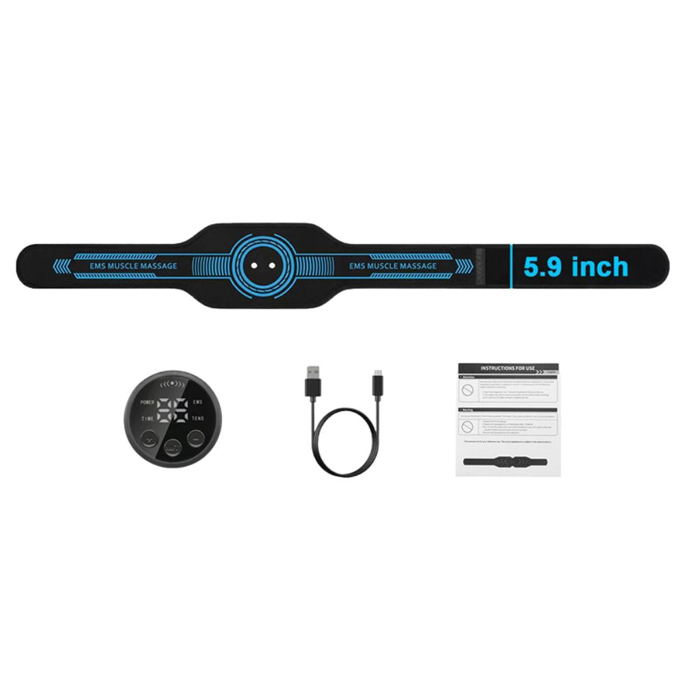 High-Quality EMS Abdominal Toning Belt | Muscle Stimulator for Waist, Arm & Leg | USB Rechargeable, 10 Modes & 39 Levels | Effective Weight Loss & Body Slimming at Home