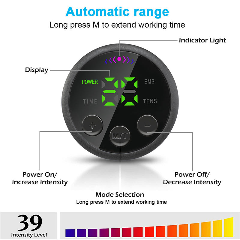 High-Quality EMS Abdominal Toning Belt | Muscle Stimulator for Waist, Arm & Leg | USB Rechargeable, 10 Modes & 39 Levels | Effective Weight Loss & Body Slimming at Home