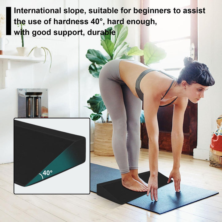 High Quality EVA Yoga Wedge Block – Lightweight Incline Slant Board for Squats, Foot Support, Deadlifts & Pilates, Durable Foam Exercise Prop