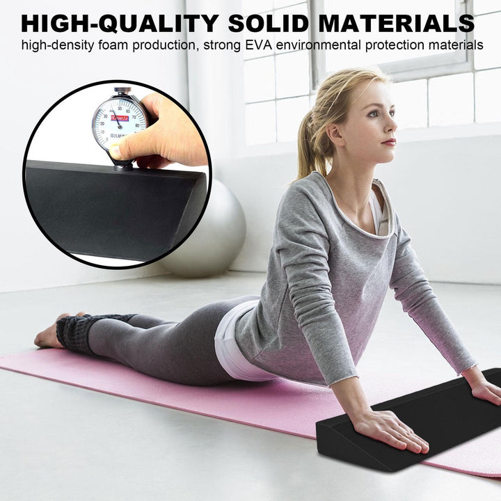 High Quality EVA Yoga Wedge Block – Lightweight Incline Slant Board for Squats, Foot Support, Deadlifts & Pilates, Durable Foam Exercise Prop