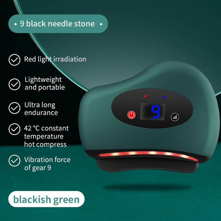 High Quality Electric Guasha Massager with Heating & Vibration – Hot Compress Eye & Face Tool for Skin Lifting & Wrinkle Reduction