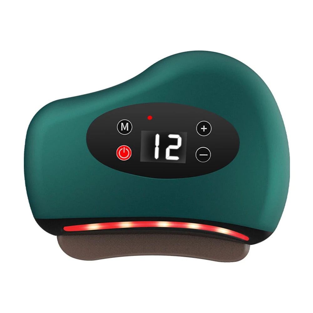 High Quality Electric Guasha Massager with Heating & Vibration – Hot Compress Eye & Face Tool for Skin Lifting & Wrinkle Reduction