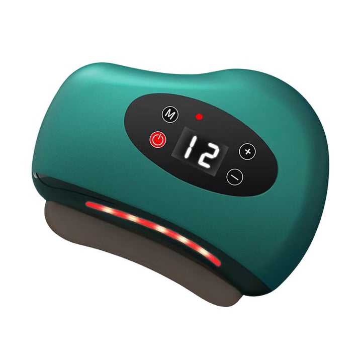 High Quality Electric Guasha Massager with Heating & Vibration – Hot Compress Eye & Face Tool for Skin Lifting & Wrinkle Reduction