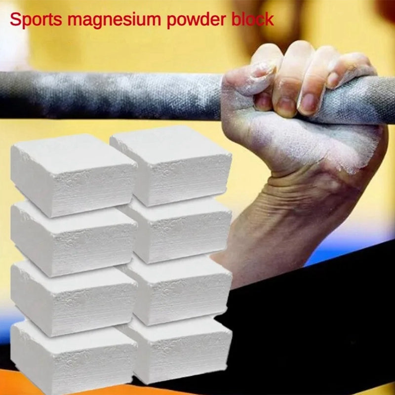 High Quality Gym Chalk Magnesium Block for Weight Lifting, Rock Climbing & Gymnastics - Sweat-Absorbent, Anti-Slip Chalk for Strong Grip on Barbells, Dumbbells & Slippery Surfaces