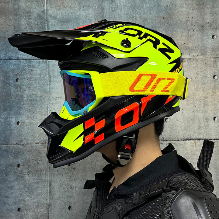 High-Quality Kids Off-Road Helmet - Motocross, Mountain Bike, ATV, DOT Certified, Lightweight ABS Material, Full Face Safety Gear for 1-2 Years Old, Unisex Design, Free Gift Included