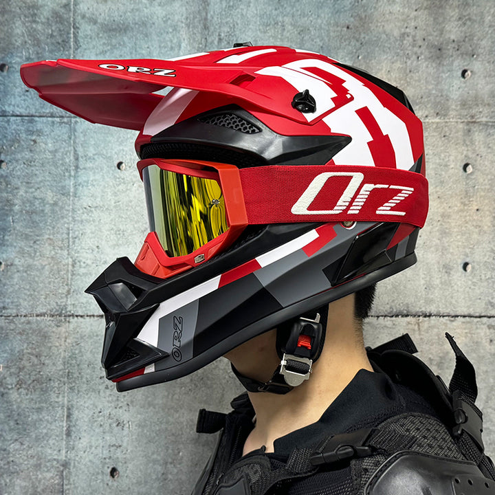 High-Quality Kids Off-Road Helmet - Motocross, Mountain Bike, ATV, DOT Certified, Lightweight ABS Material, Full Face Safety Gear for 1-2 Years Old, Unisex Design, Free Gift Included