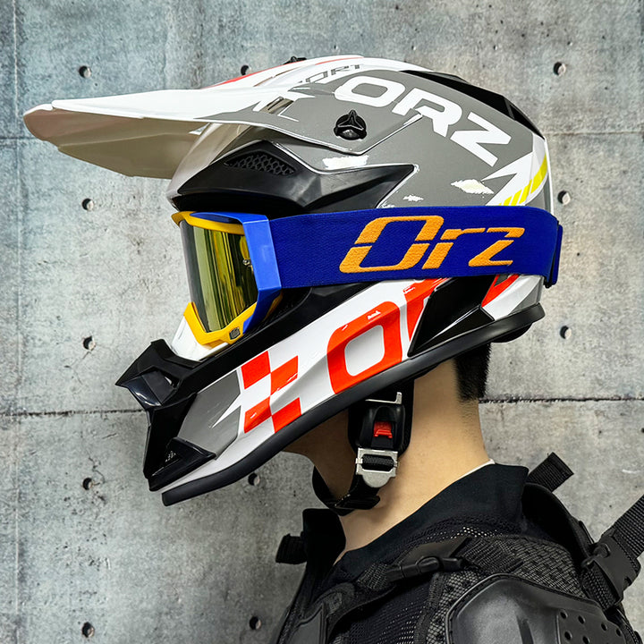 High-Quality Kids Off-Road Helmet - Motocross, Mountain Bike, ATV, DOT Certified, Lightweight ABS Material, Full Face Safety Gear for 1-2 Years Old, Unisex Design, Free Gift Included