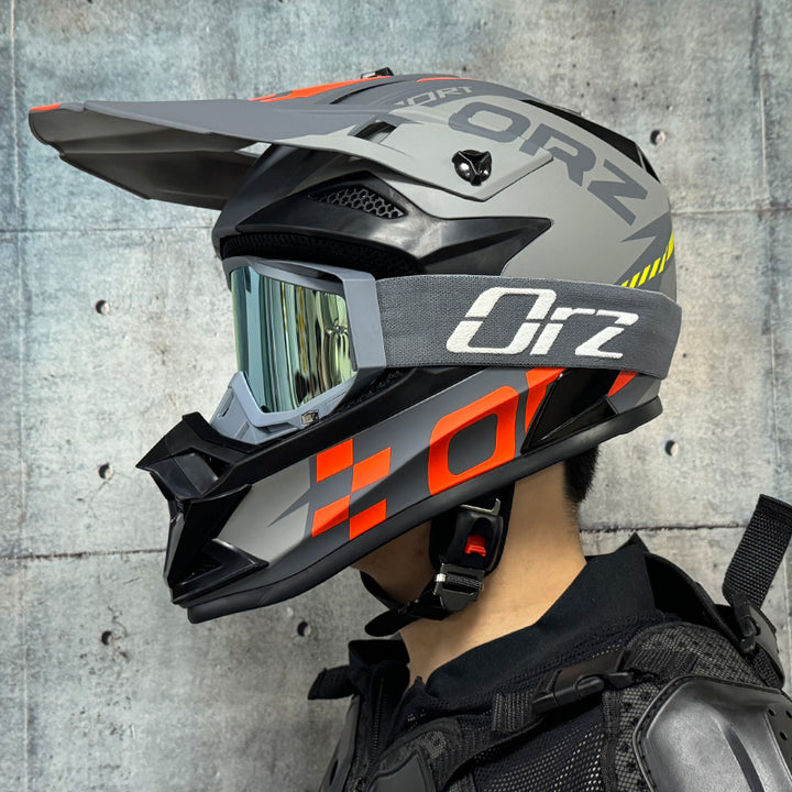 High-Quality Kids Off-Road Helmet - Motocross, Mountain Bike, ATV, DOT Certified, Lightweight ABS Material, Full Face Safety Gear for 1-2 Years Old, Unisex Design, Free Gift Included