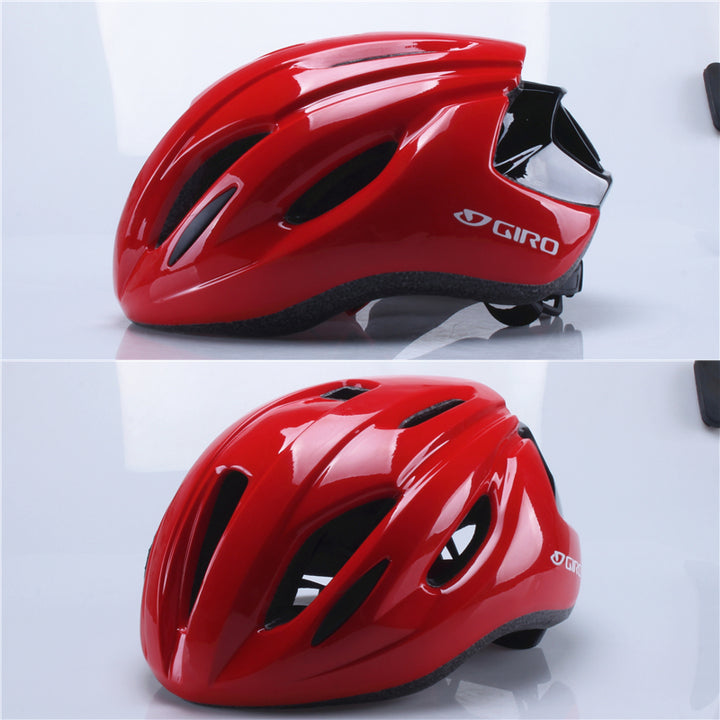 High-Quality Magnetic Lens Cycling Helmet - Breathable, Lightweight MTB & Road Bike Helmet for Men & Women, Integrated PC Shell + EPS Foam, 56-61cm Adjustable, Gray Goggles Included
