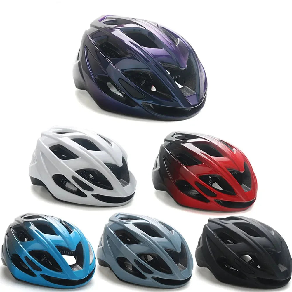 High-Quality Magnetic Lens Cycling Helmet - Breathable, Lightweight MTB & Road Bike Helmet for Men & Women, Integrated PC Shell + EPS Foam, 56-61cm Adjustable, Gray Goggles Included