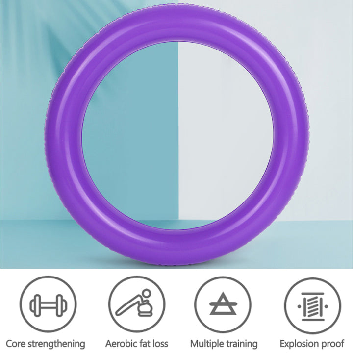 High-Quality Non-Slip Yoga Ball Base – Stable, Explosion-Proof PVC Balance Ring for 45-75cm Exercise Balls, Ideal for Gym, Pilates, Core Strength Training, and Flexibility
