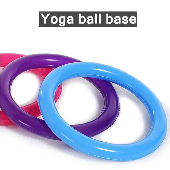 High-Quality Non-Slip Yoga Ball Base – Stable, Explosion-Proof PVC Balance Ring for 45-75cm Exercise Balls, Ideal for Gym, Pilates, Core Strength Training, and Flexibility