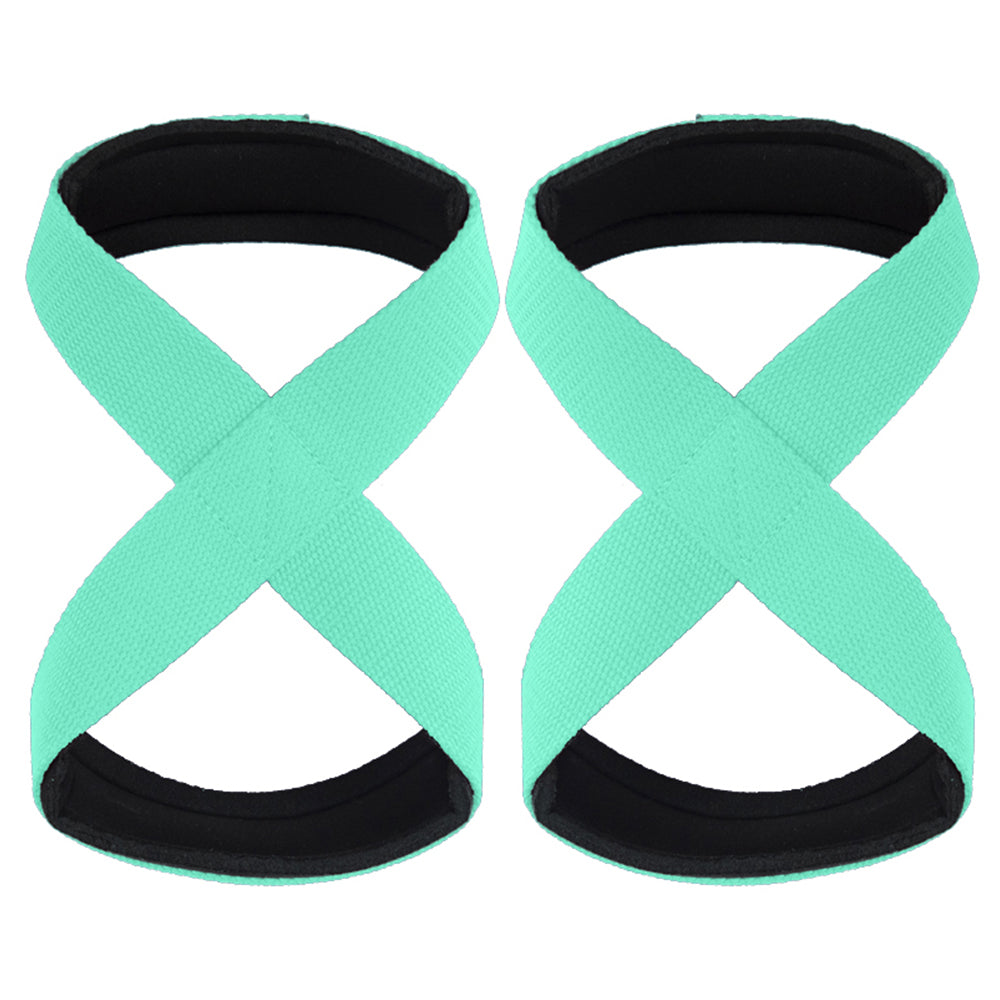 High Quality Padded Figure 8 Straps for Deadlift – Weight Lifting Wrist Straps for Power Lifters, Workout Pull-Ups, Horizontal Bar, Gym Fitness, Durable and Comfortable Support