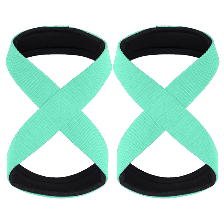 High Quality Padded Figure 8 Straps for Deadlift – Weight Lifting Wrist Straps for Power Lifters, Workout Pull-Ups, Horizontal Bar, Gym Fitness, Durable and Comfortable Support