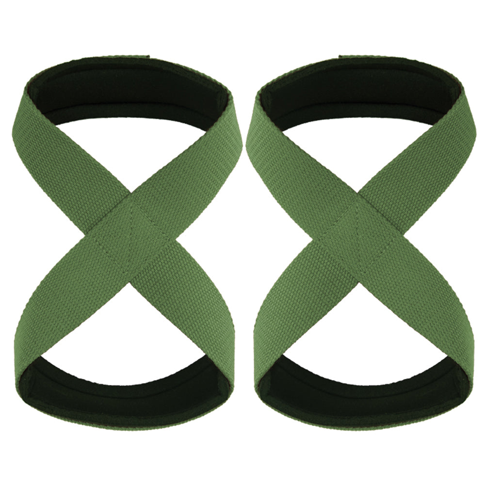 High Quality Padded Figure 8 Straps for Deadlift – Weight Lifting Wrist Straps for Power Lifters, Workout Pull-Ups, Horizontal Bar, Gym Fitness, Durable and Comfortable Support