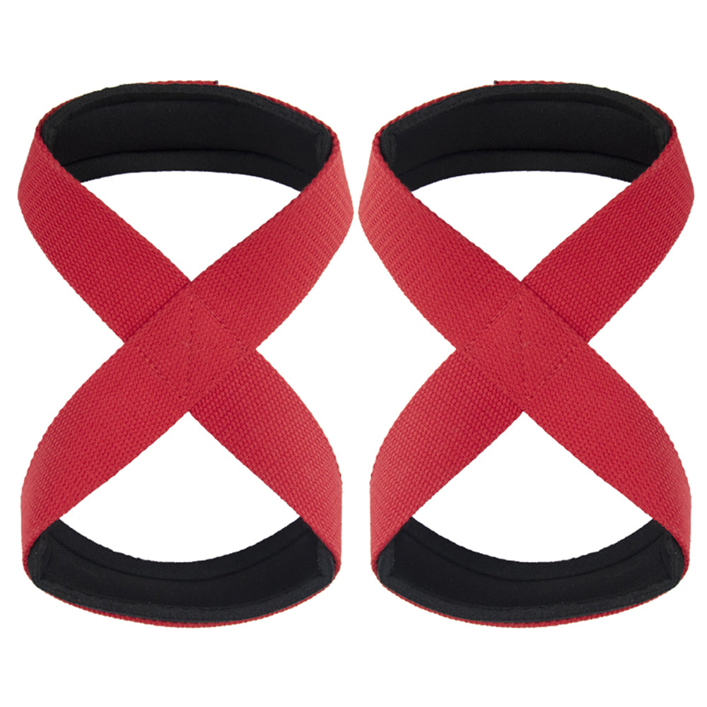 High Quality Padded Figure 8 Straps for Deadlift – Weight Lifting Wrist Straps for Power Lifters, Workout Pull-Ups, Horizontal Bar, Gym Fitness, Durable and Comfortable Support