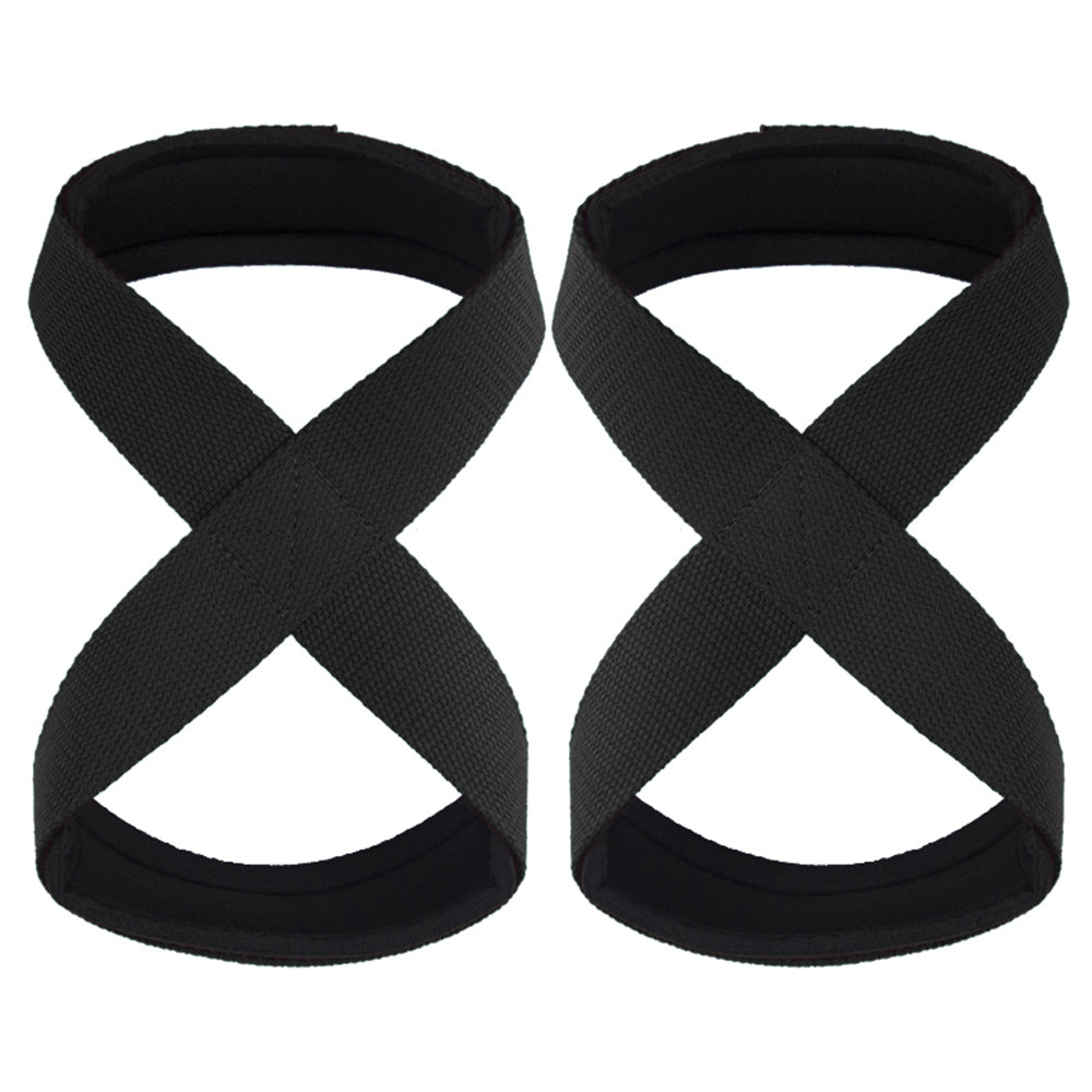 High Quality Padded Figure 8 Straps for Deadlift – Weight Lifting Wrist Straps for Power Lifters, Workout Pull-Ups, Horizontal Bar, Gym Fitness, Durable and Comfortable Support
