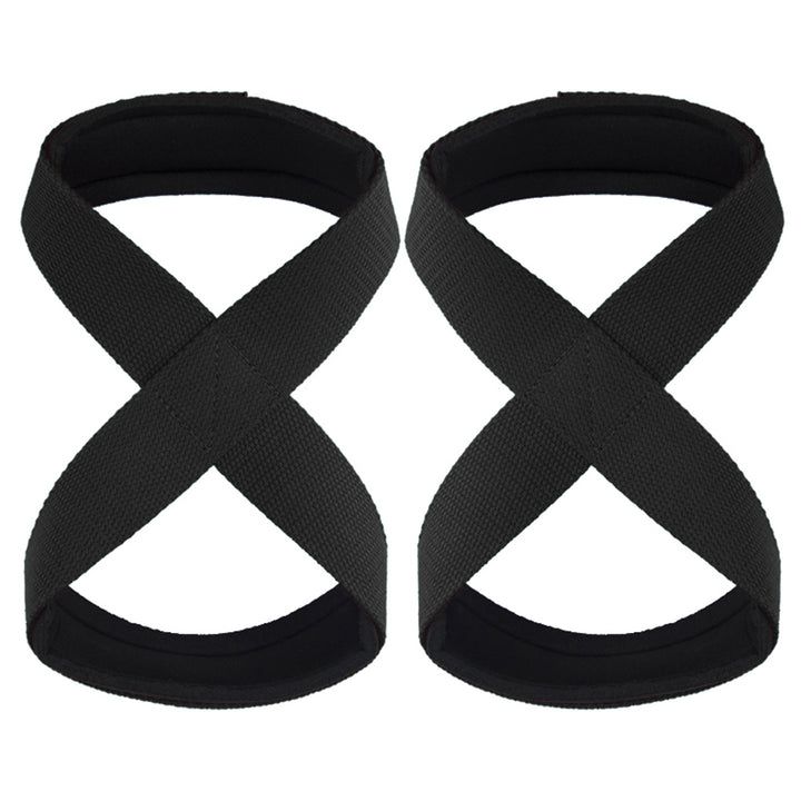 High Quality Padded Figure 8 Straps for Deadlift – Weight Lifting Wrist Straps for Power Lifters, Workout Pull-Ups, Horizontal Bar, Gym Fitness, Durable and Comfortable Support