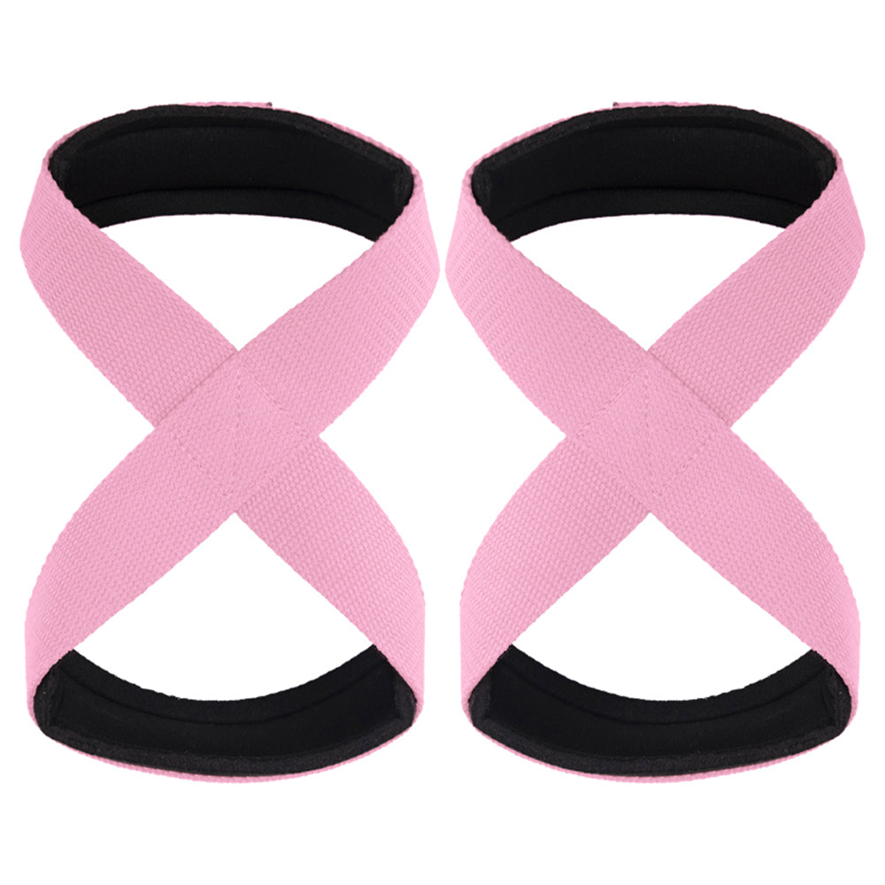 High Quality Padded Figure 8 Straps for Deadlift – Weight Lifting Wrist Straps for Power Lifters, Workout Pull-Ups, Horizontal Bar, Gym Fitness, Durable and Comfortable Support