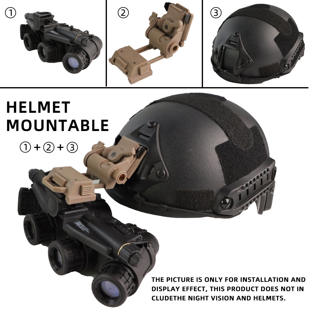 High-Quality Tactical Helmet Camera Model - Hook and Loop Fast Attachment, Prop for CS Game, Filming, Tactical Training, Durable Plastic, Black 8.9cm x 5.2cm x 4cm