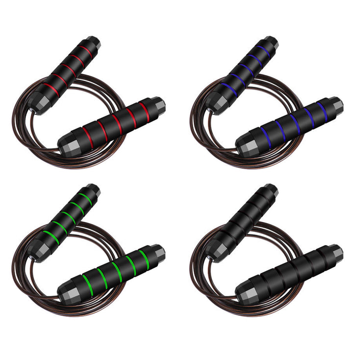 High-Quality Tangle-Free Jump Rope with Ball Bearings – Adjustable 3m Speed Cable Skipping Rope for Gym, Cardio, and Cross Training, Steel Wire with PVC Coating, Non-Slip EVA Handles, Ideal for Fitness, Weight Loss, and Boxing