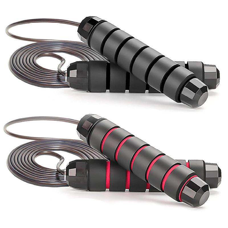 High-Quality Tangle-Free Jump Rope with Ball Bearings – Adjustable 3m Speed Cable Skipping Rope for Gym, Cardio, and Cross Training, Steel Wire with PVC Coating, Non-Slip EVA Handles, Ideal for Fitness, Weight Loss, and Boxing