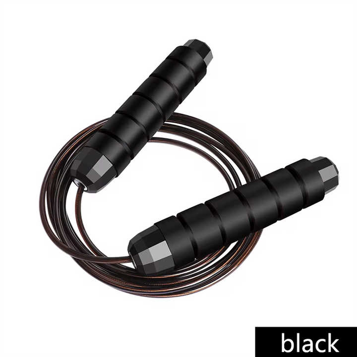 High-Quality Tangle-Free Jump Rope with Ball Bearings – Adjustable 3m Speed Cable Skipping Rope for Gym, Cardio, and Cross Training, Steel Wire with PVC Coating, Non-Slip EVA Handles, Ideal for Fitness, Weight Loss, and Boxing