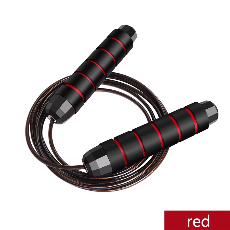High-Quality Tangle-Free Jump Rope with Ball Bearings – Adjustable 3m Speed Cable Skipping Rope for Gym, Cardio, and Cross Training, Steel Wire with PVC Coating, Non-Slip EVA Handles, Ideal for Fitness, Weight Loss, and Boxing