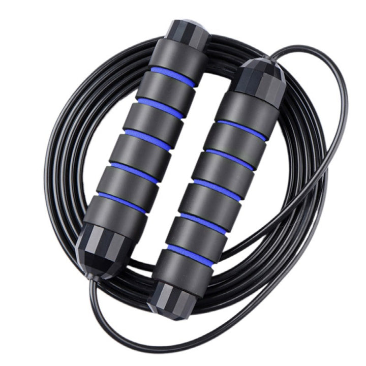 High-Quality Tangle-Free Jump Rope with Ball Bearings – Adjustable 3m Speed Cable Skipping Rope for Gym, Cardio, and Cross Training, Steel Wire with PVC Coating, Non-Slip EVA Handles, Ideal for Fitness, Weight Loss, and Boxing