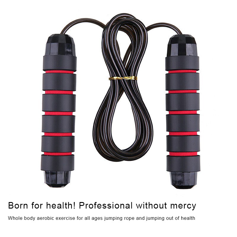 High-Quality Tangle-Free Jump Rope with Ball Bearings – Adjustable 3m Speed Cable Skipping Rope for Gym, Cardio, and Cross Training, Steel Wire with PVC Coating, Non-Slip EVA Handles, Ideal for Fitness, Weight Loss, and Boxing