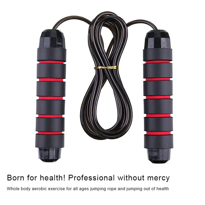 High-Quality Tangle-Free Jump Rope with Ball Bearings – Adjustable 3m Speed Cable Skipping Rope for Gym, Cardio, and Cross Training, Steel Wire with PVC Coating, Non-Slip EVA Handles, Ideal for Fitness, Weight Loss, and Boxing