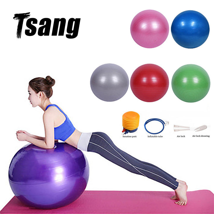 High-Quality Yoga Ball for Fitness, Pilates, and Balance – Durable Gym Exercise Ball, Perfect for Core Strength, Stability Workouts, and Flexibility Training, Available in 65cm, 75cm, and 85cm