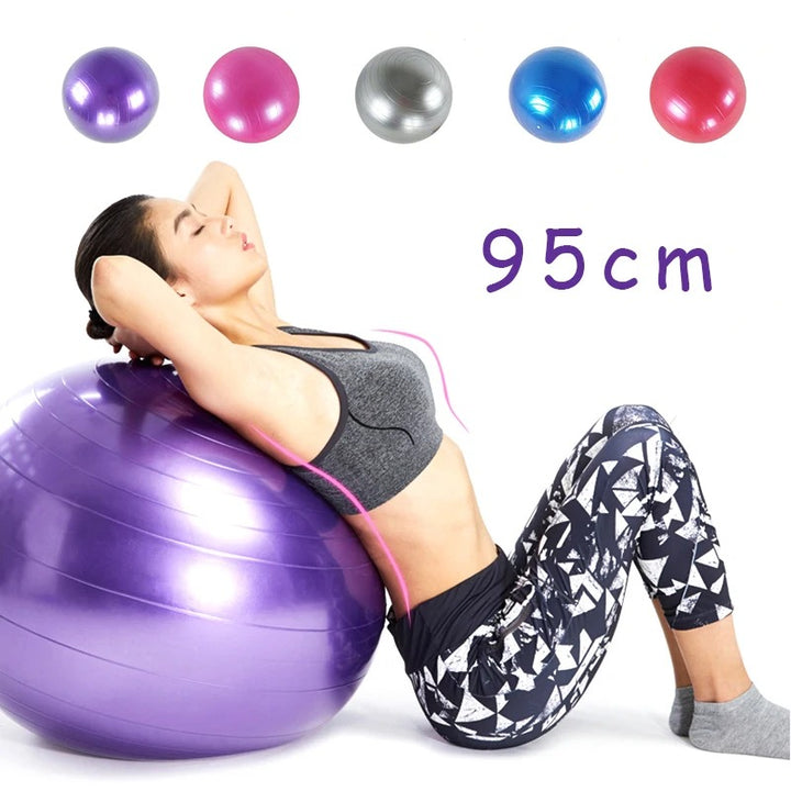 High-Quality Yoga Ball for Fitness, Pilates, and Balance – Durable Gym Exercise Ball, Perfect for Core Strength, Stability Workouts, and Flexibility Training, Available in 65cm, 75cm, and 85cm