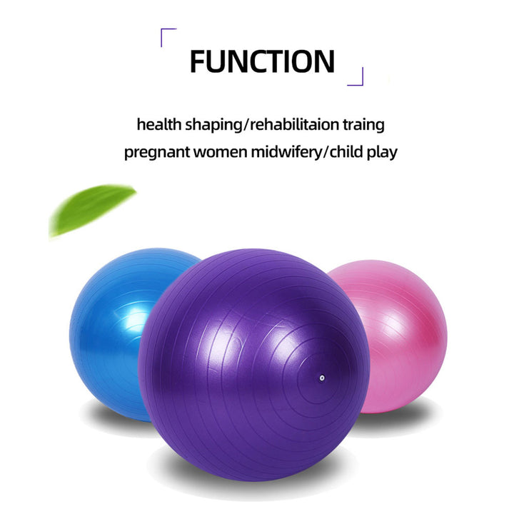 High-Quality Yoga Ball for Fitness, Pilates, and Balance – Durable Gym Exercise Ball, Perfect for Core Strength, Stability Workouts, and Flexibility Training, Available in 65cm, 75cm, and 85cm