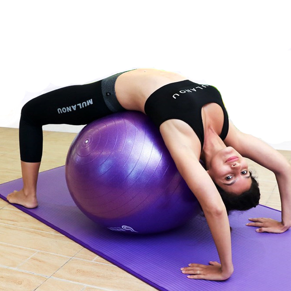 High-Quality Yoga Ball for Fitness, Pilates, and Balance – Durable Gym Exercise Ball, Perfect for Core Strength, Stability Workouts, and Flexibility Training, Available in 65cm, 75cm, and 85cm