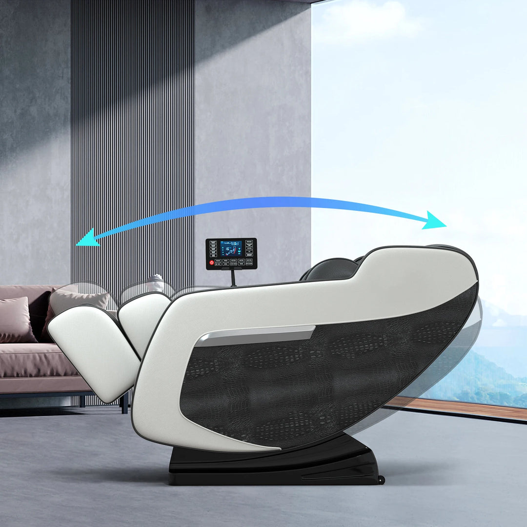 Luxury 4D Zero Gravity Massage Chair – Full Body Shiatsu Recliner with Heating, Airbag Compression and Bluetooth Music