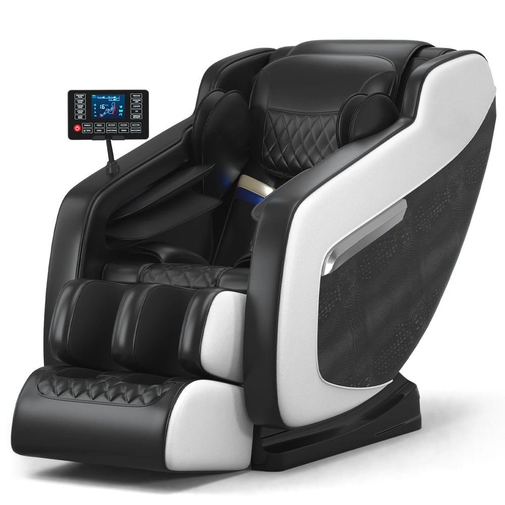 Luxury 4D Zero Gravity Massage Chair – Full Body Shiatsu Recliner with Heating, Airbag Compression and Bluetooth Music