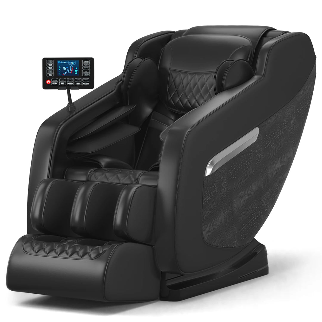 Luxury 4D Zero Gravity Massage Chair – Full Body Shiatsu Recliner with Heating, Airbag Compression and Bluetooth Music
