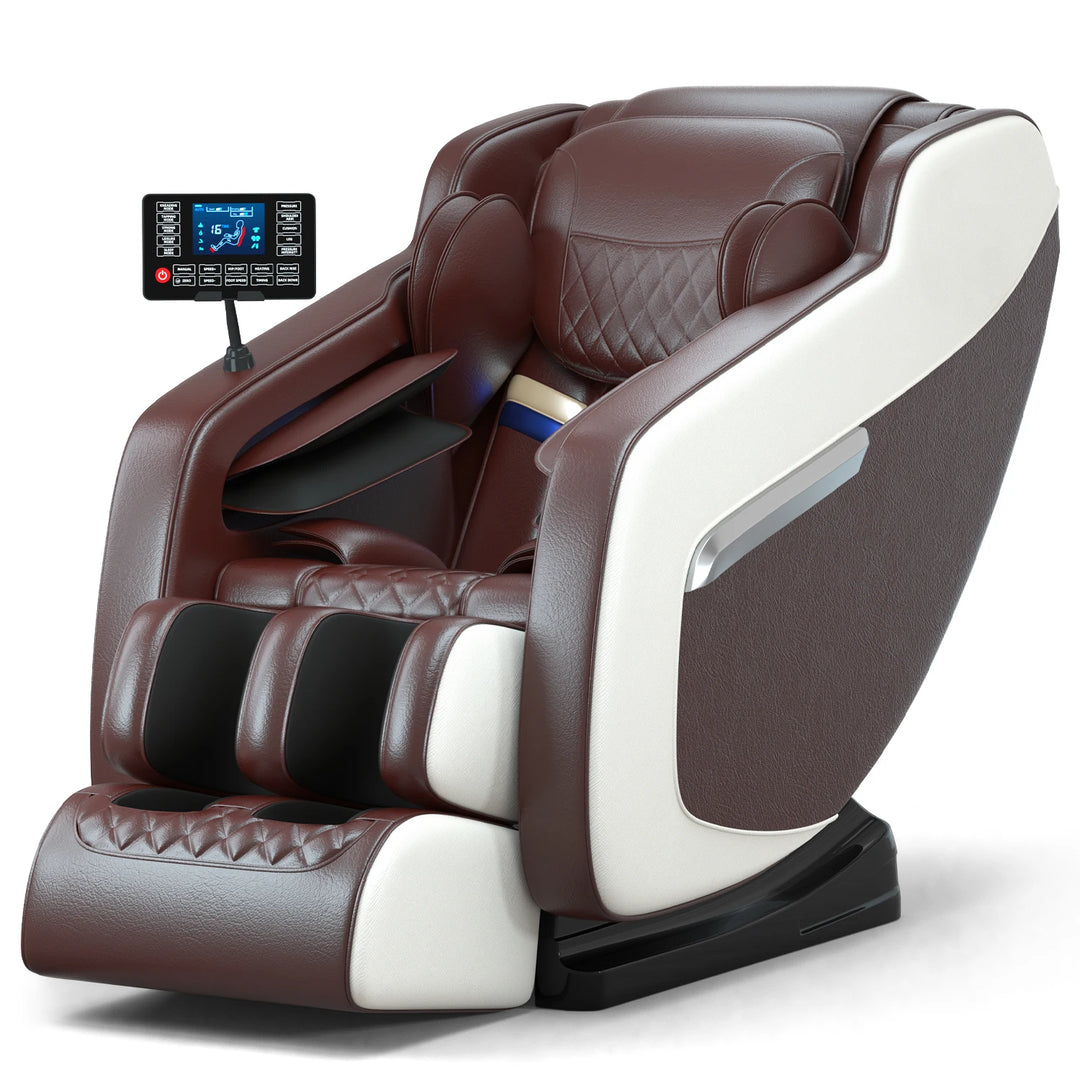 Luxury 4D Zero Gravity Massage Chair – Full Body Shiatsu Recliner with Heating, Airbag Compression and Bluetooth Music
